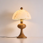 Mensy Wood & Faux Alabaster Table Lamp — product view 6