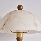 Mensy Wood & Faux Alabaster Table Lamp — product view 8