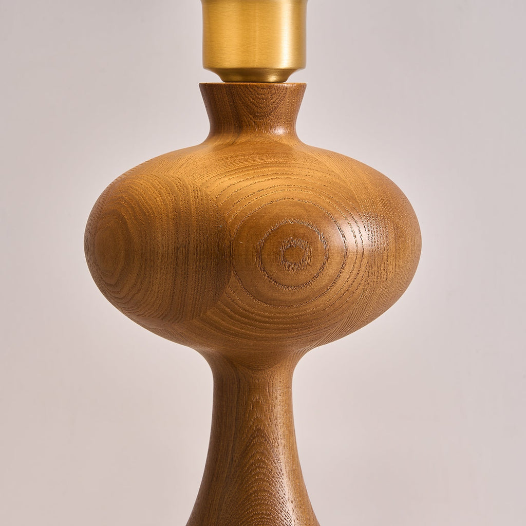 Mensy Wood & Faux Alabaster Table Lamp — product view 9