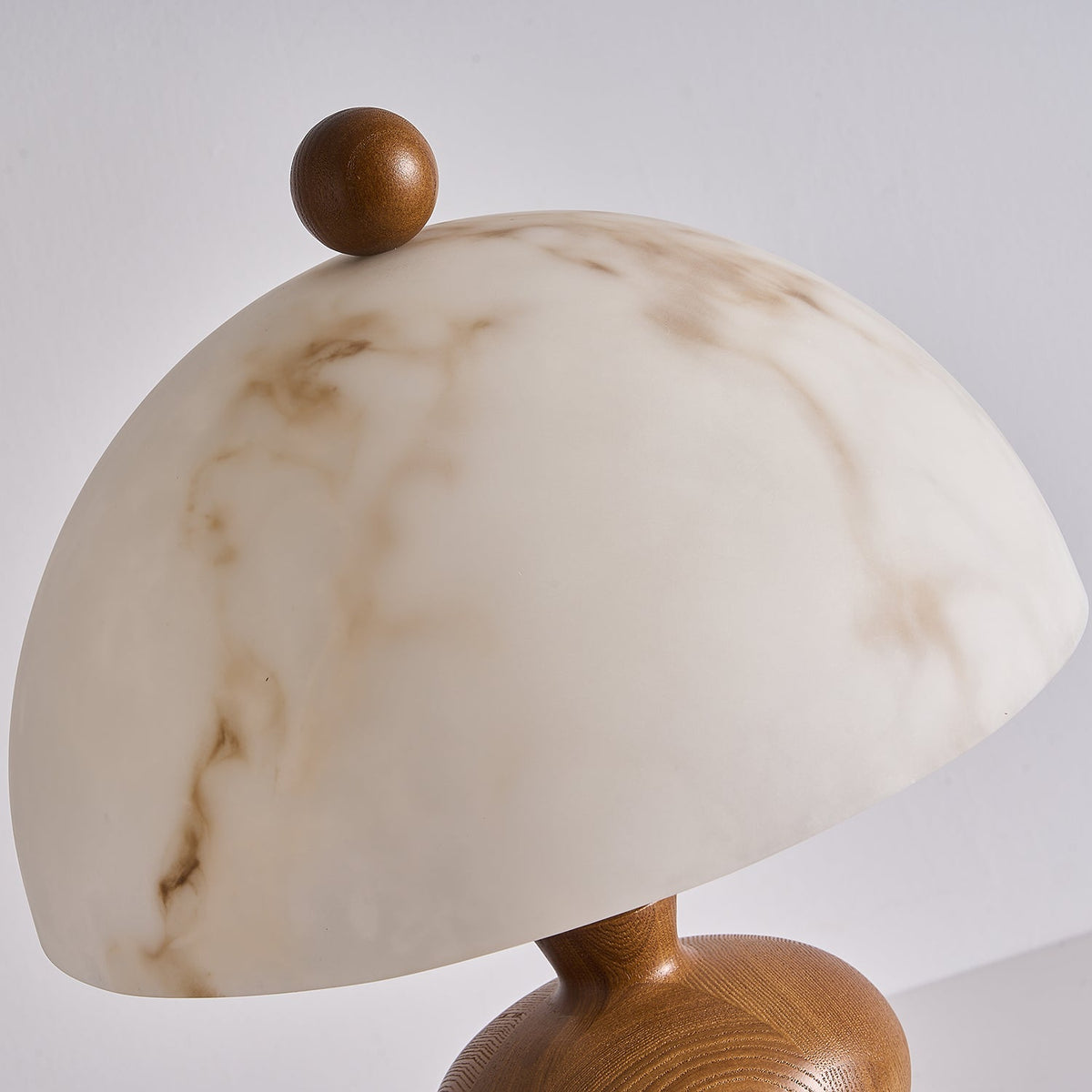 Mensy Wood & Faux Alabaster Table Lamp — product view 11