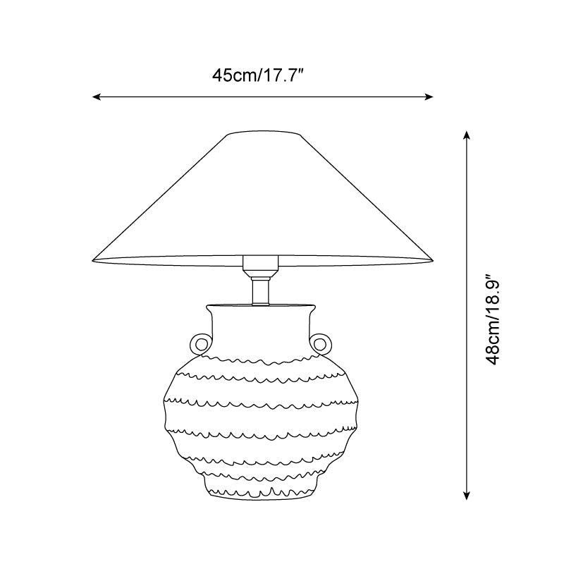 Grazie Metal Table Lamp — product view 5