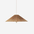 Smilow Bamboo Pendant Lamp — product view 1