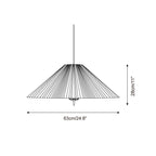Smilow Bamboo Pendant Lamp — product view 5