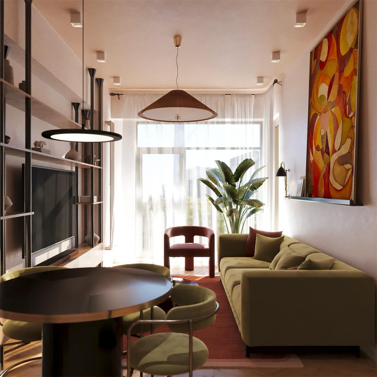 Smilow Bamboo Pendant Lamp — product view 11