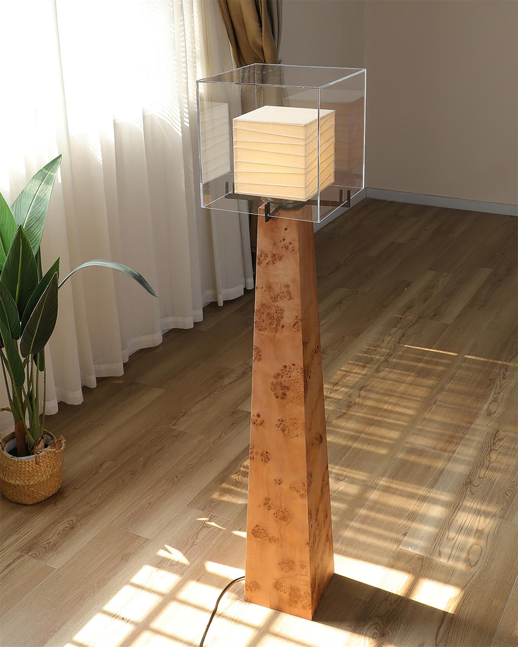 Kayne Glass Floor Lamp — product view 4