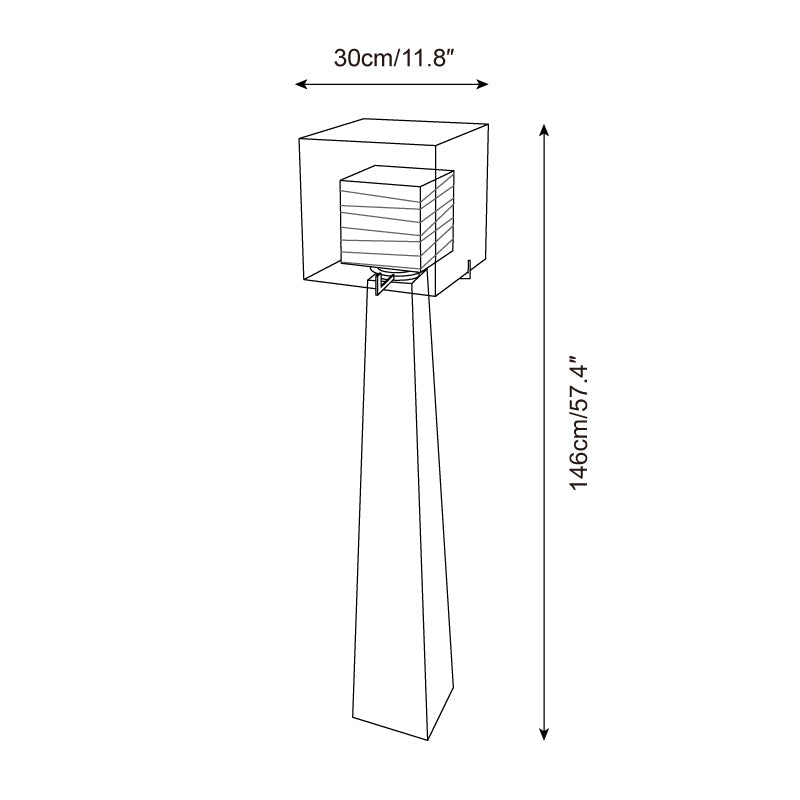 Kayne Glass Floor Lamp — product view 5