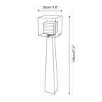 Kayne Glass Floor Lamp — product view 5