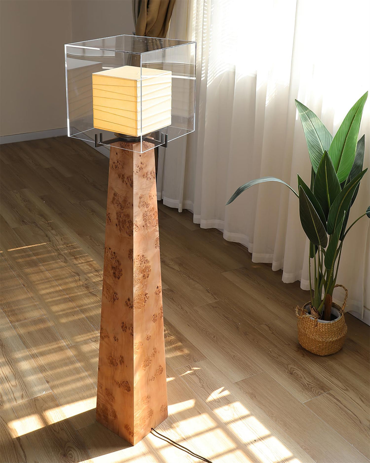 Kayne Glass Floor Lamp — product view 7