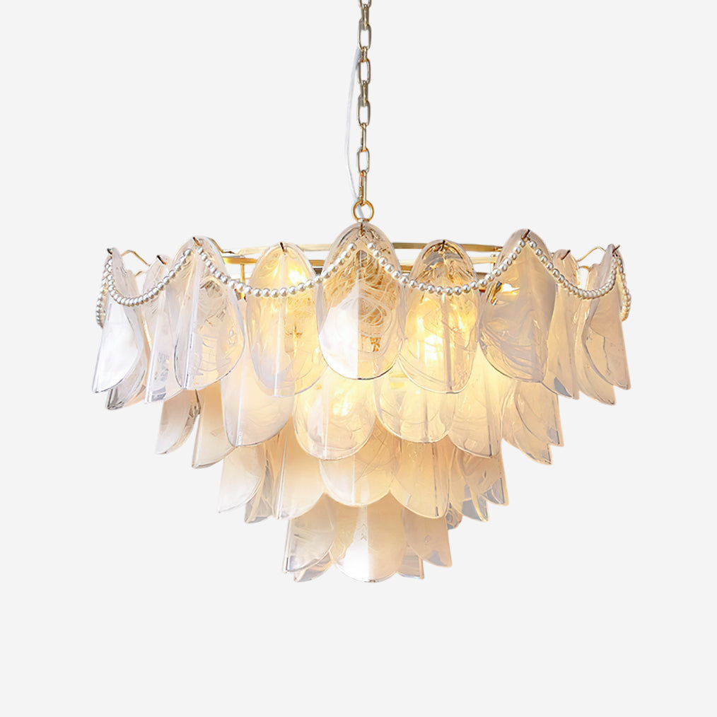 Lunaria Glass Chandelier — product view 1