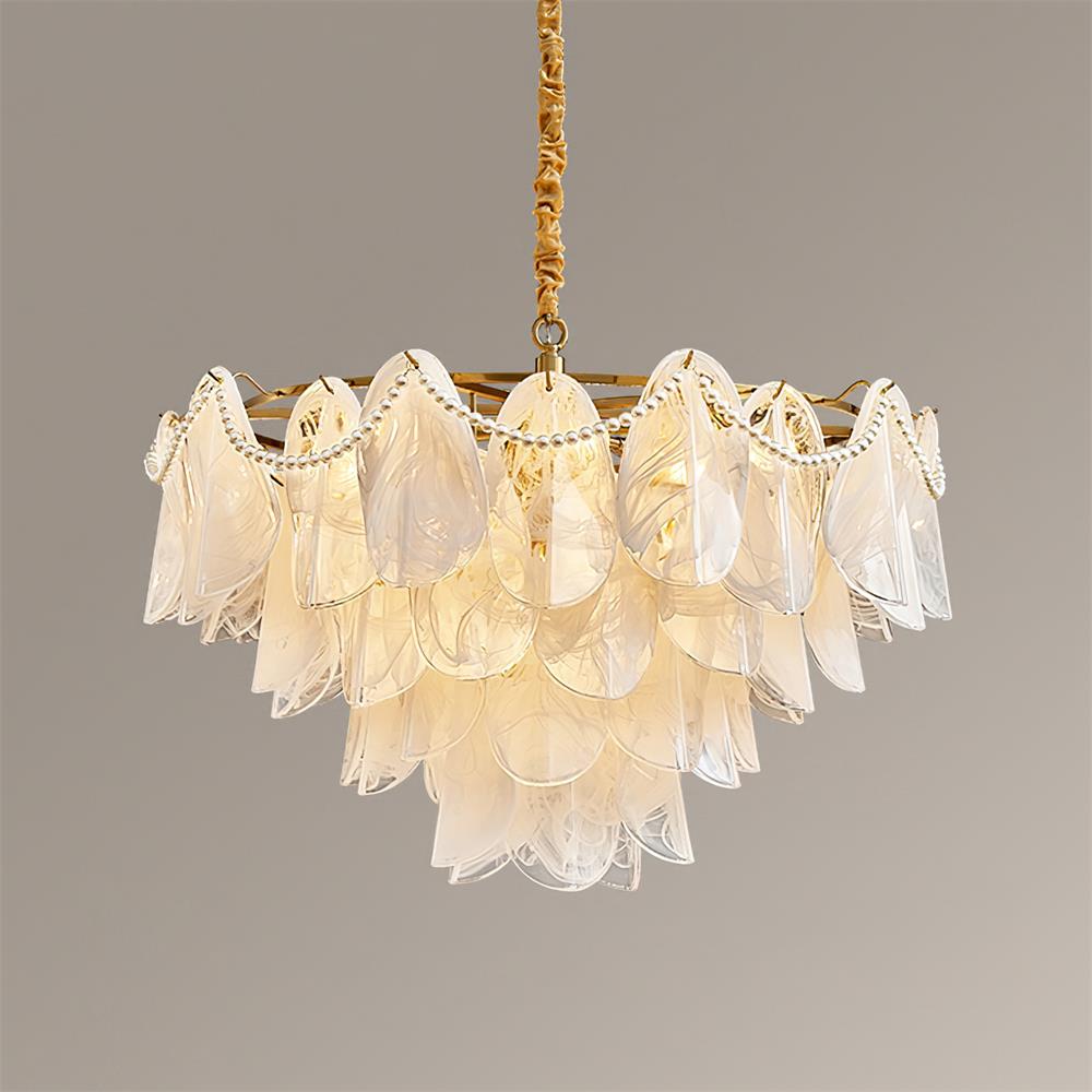 Lunaria Glass Chandelier — product view 4