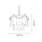Lunaria Glass Chandelier — product view 5
