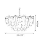 Lunaria Glass Chandelier — product view 8
