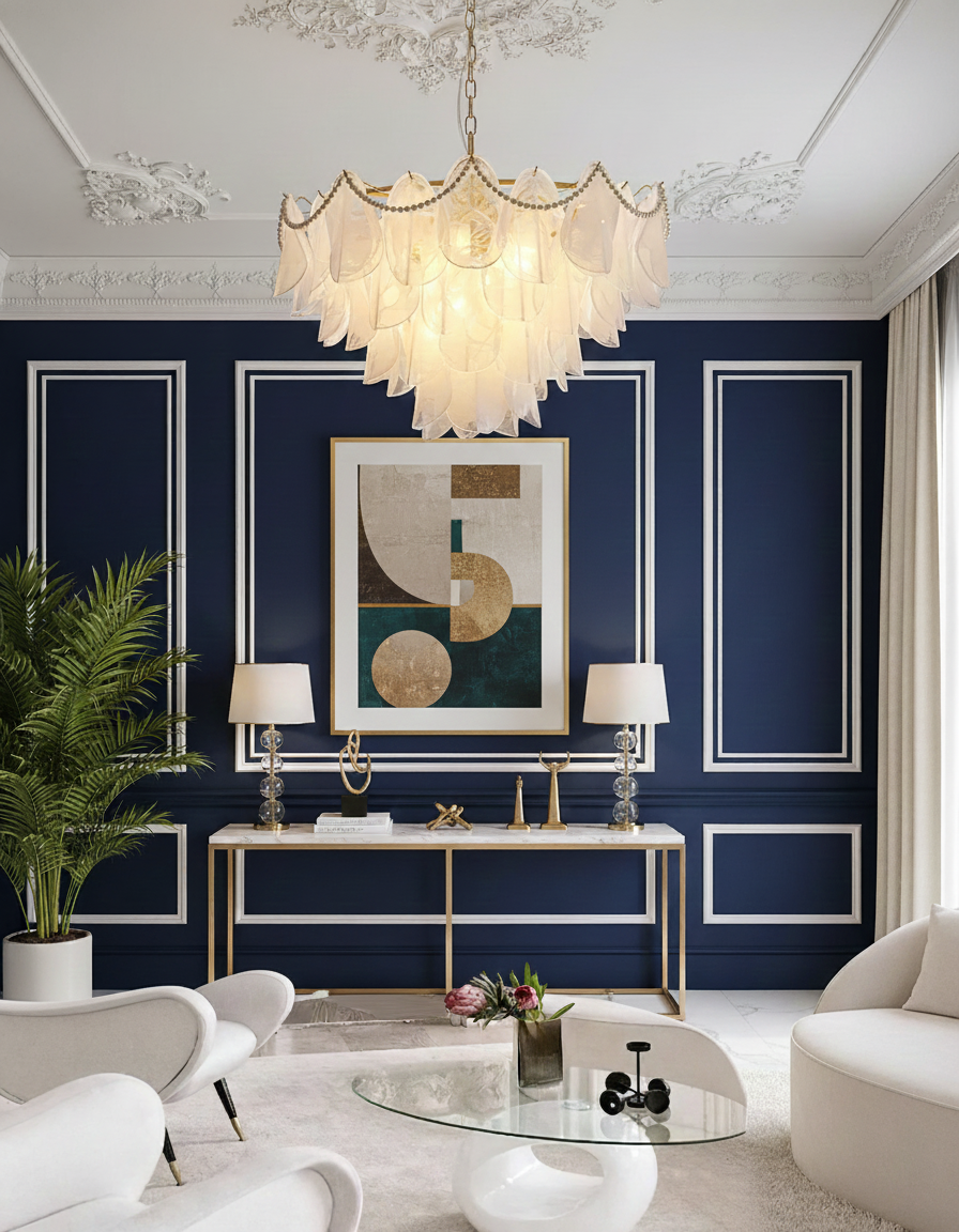 Lunaria Glass Chandelier — product view 12