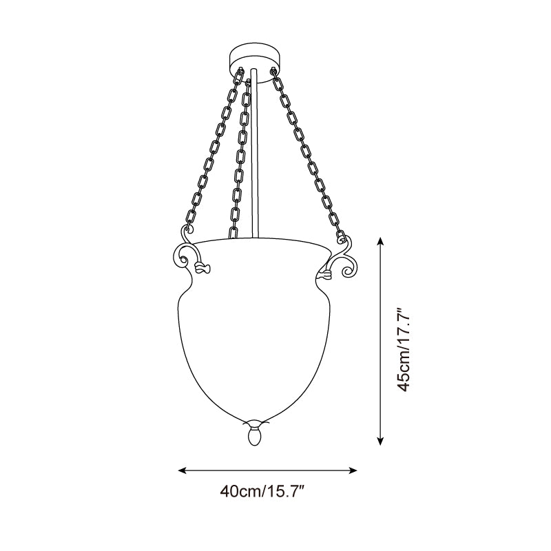 Florko Glass Pendant Lamp — product view 5