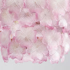Pink Mika Glass Chandelier — product view 28
