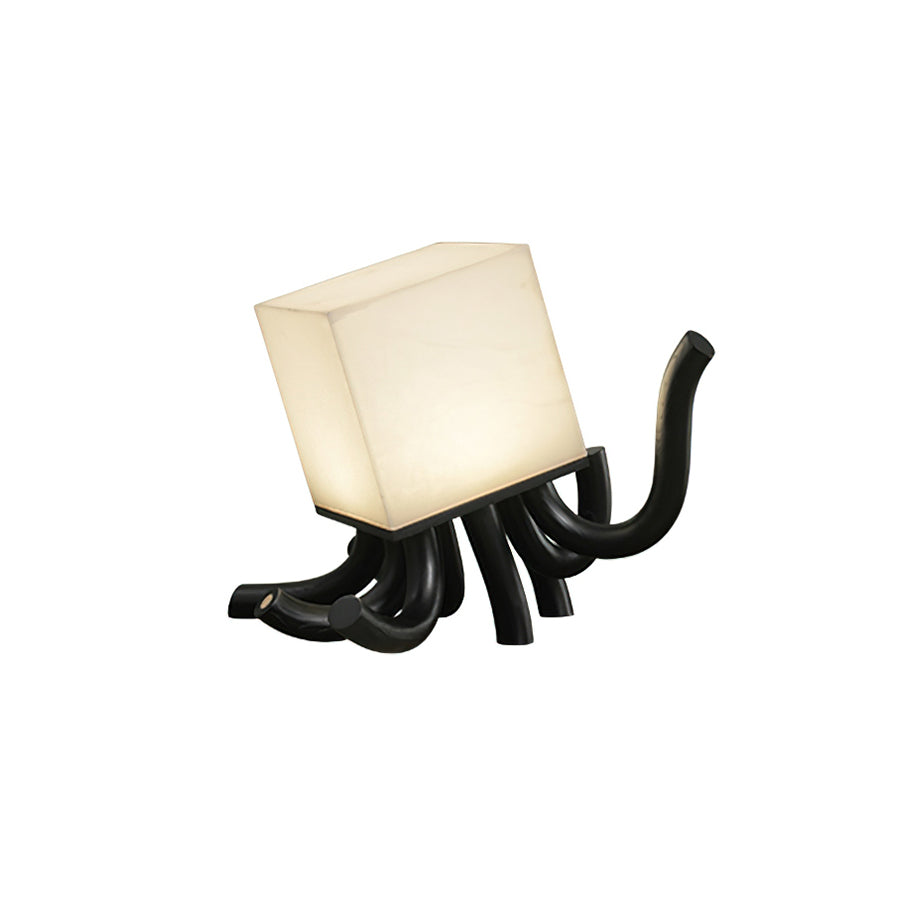 Wooden Octopus Alabaster Table Lamp — product view 12