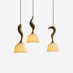 Solia Wooden Wood Pendant Lamp — product view 1