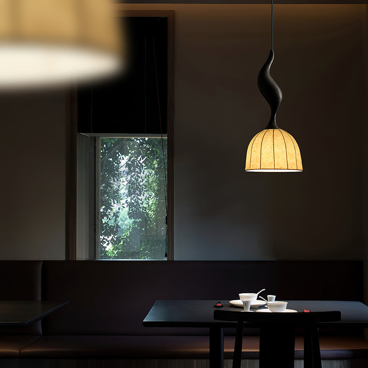 Solia Wooden Wood Pendant Lamp — product view 3