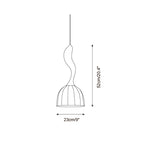 Solia Wooden Wood Pendant Lamp — product view 5