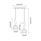 Solia Wooden Wood Pendant Lamp — product view 8