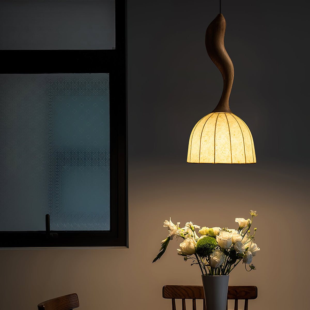 Solia Wooden Wood Pendant Lamp — product view 16
