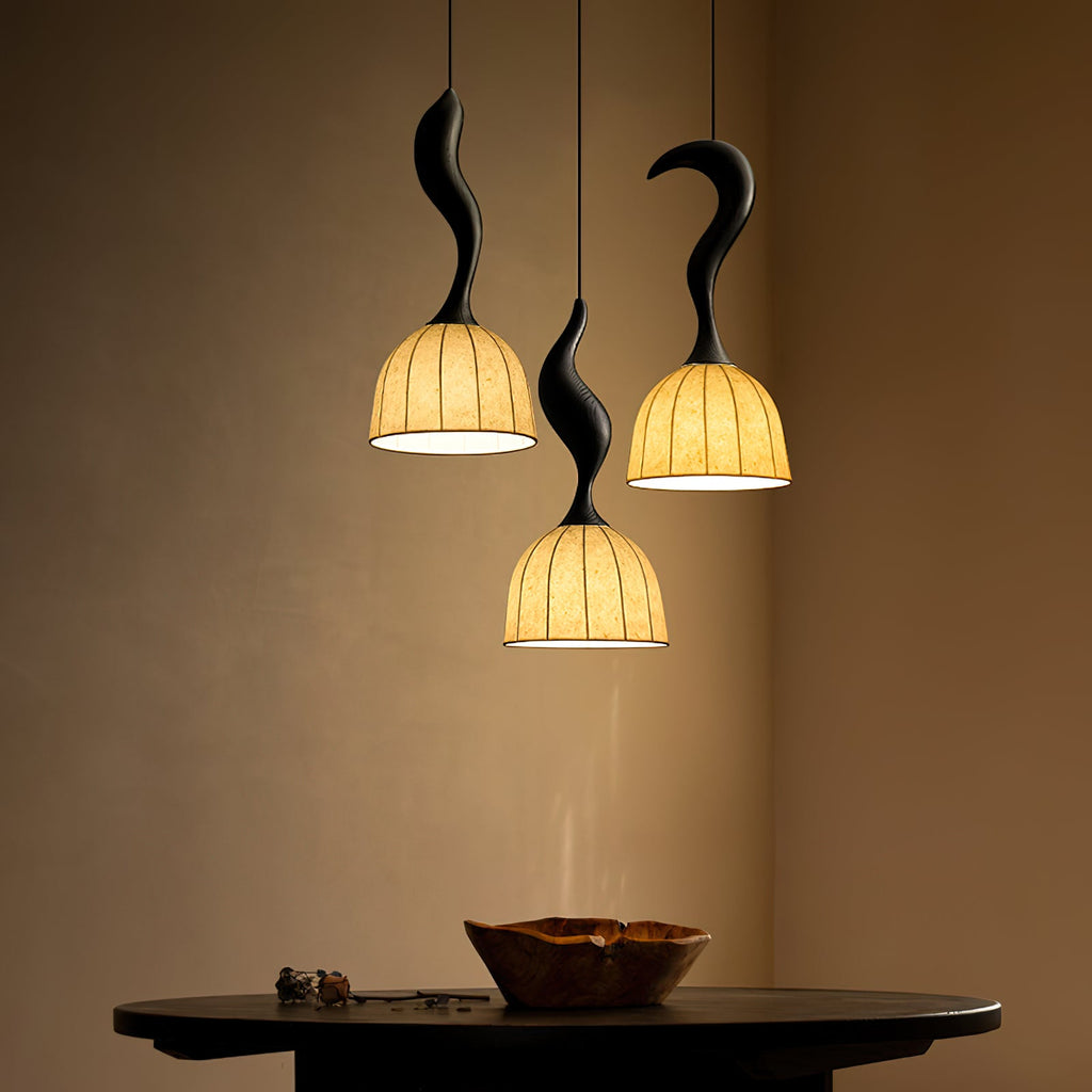 Solia Wooden Wood Pendant Lamp — product view 20