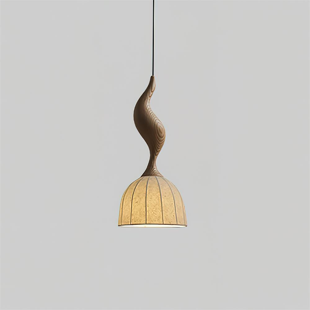 Solia Wooden Wood Pendant Lamp — product view 30