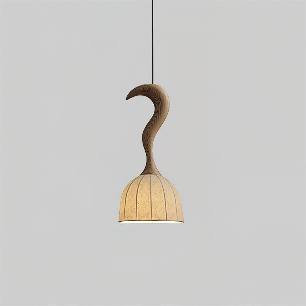 Solia Wooden Wood Pendant Lamp — product view 34