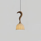 Solia Wooden Wood Pendant Lamp — product view 34