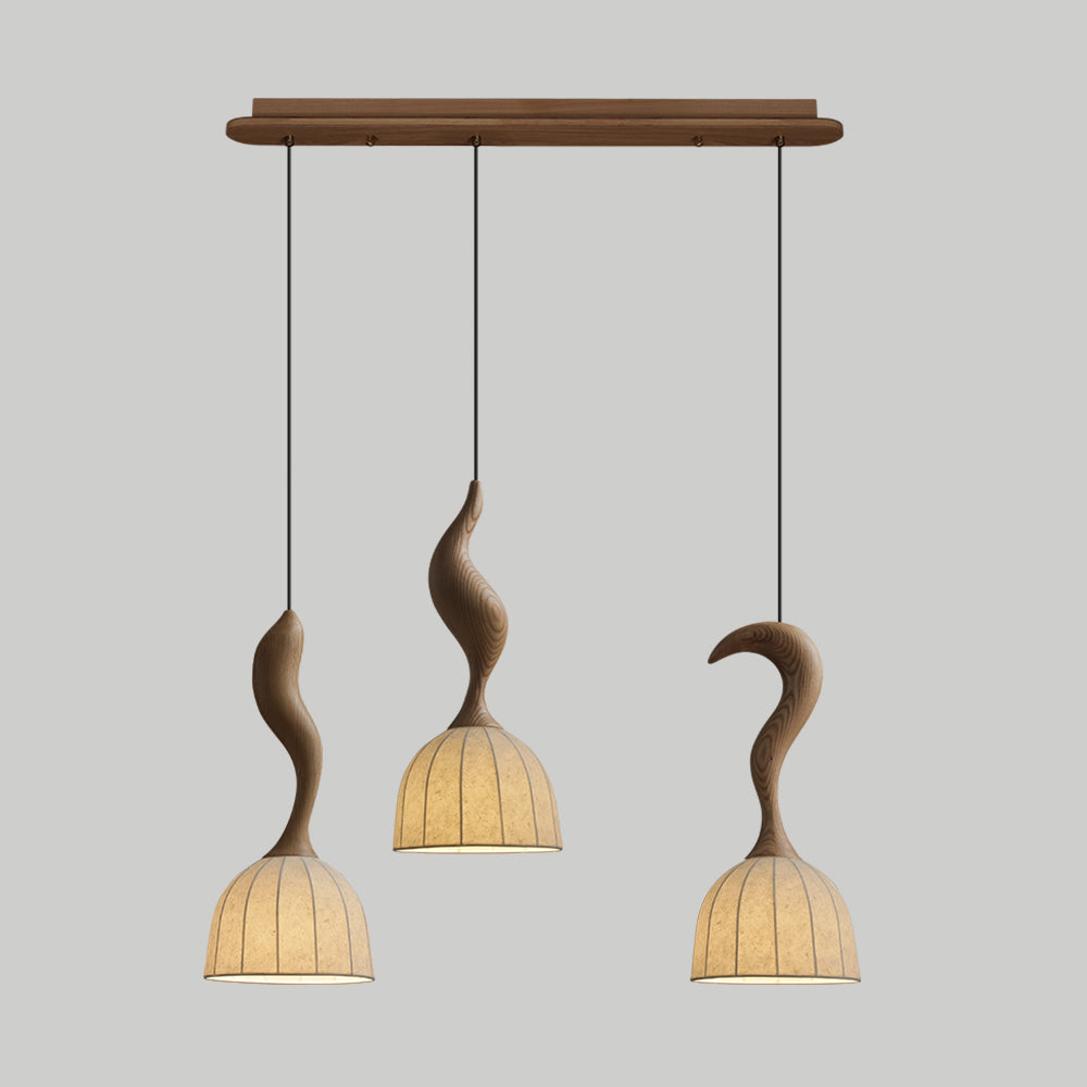 Solia Wooden Wood Pendant Lamp — product view 42