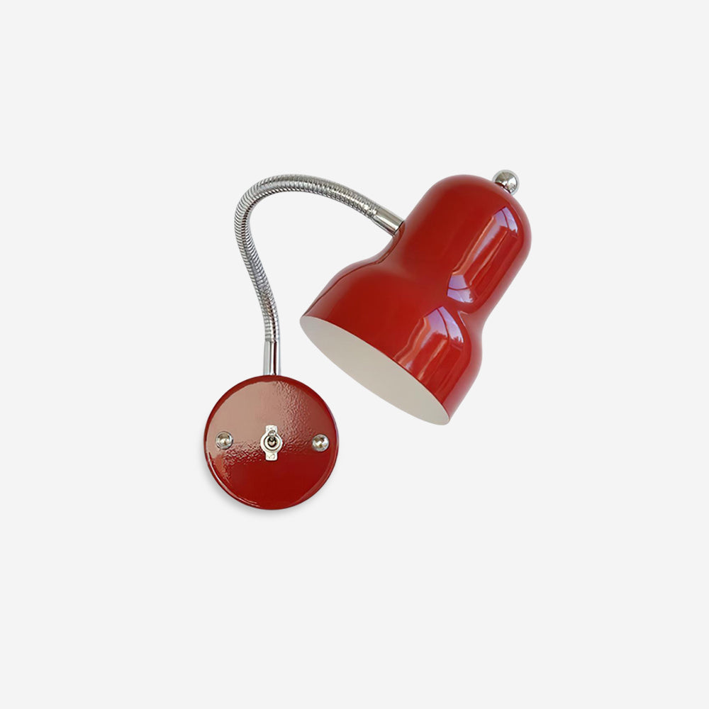 Red Diana Metal Wall Lamp — product view 1