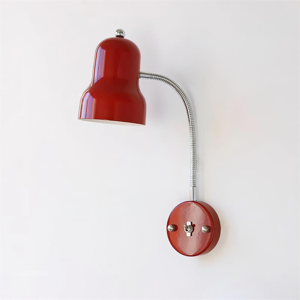 Red Diana Metal Wall Lamp — product view 3