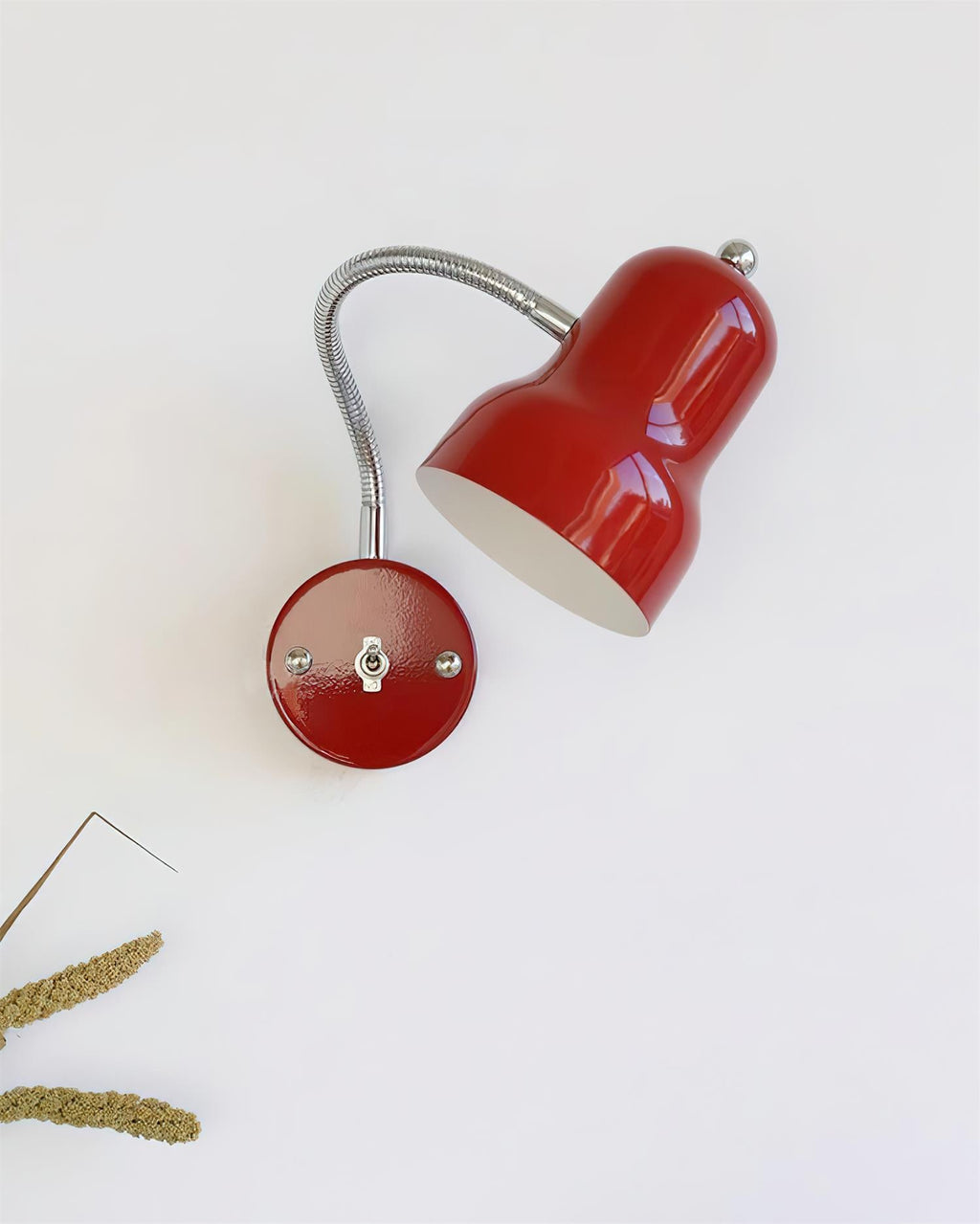 Red Diana Metal Wall Lamp — product view 4