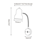 Red Diana Metal Wall Lamp — product view 5