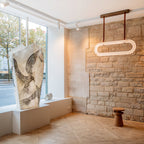 Kurve Alabaster Chandelier — product view 2