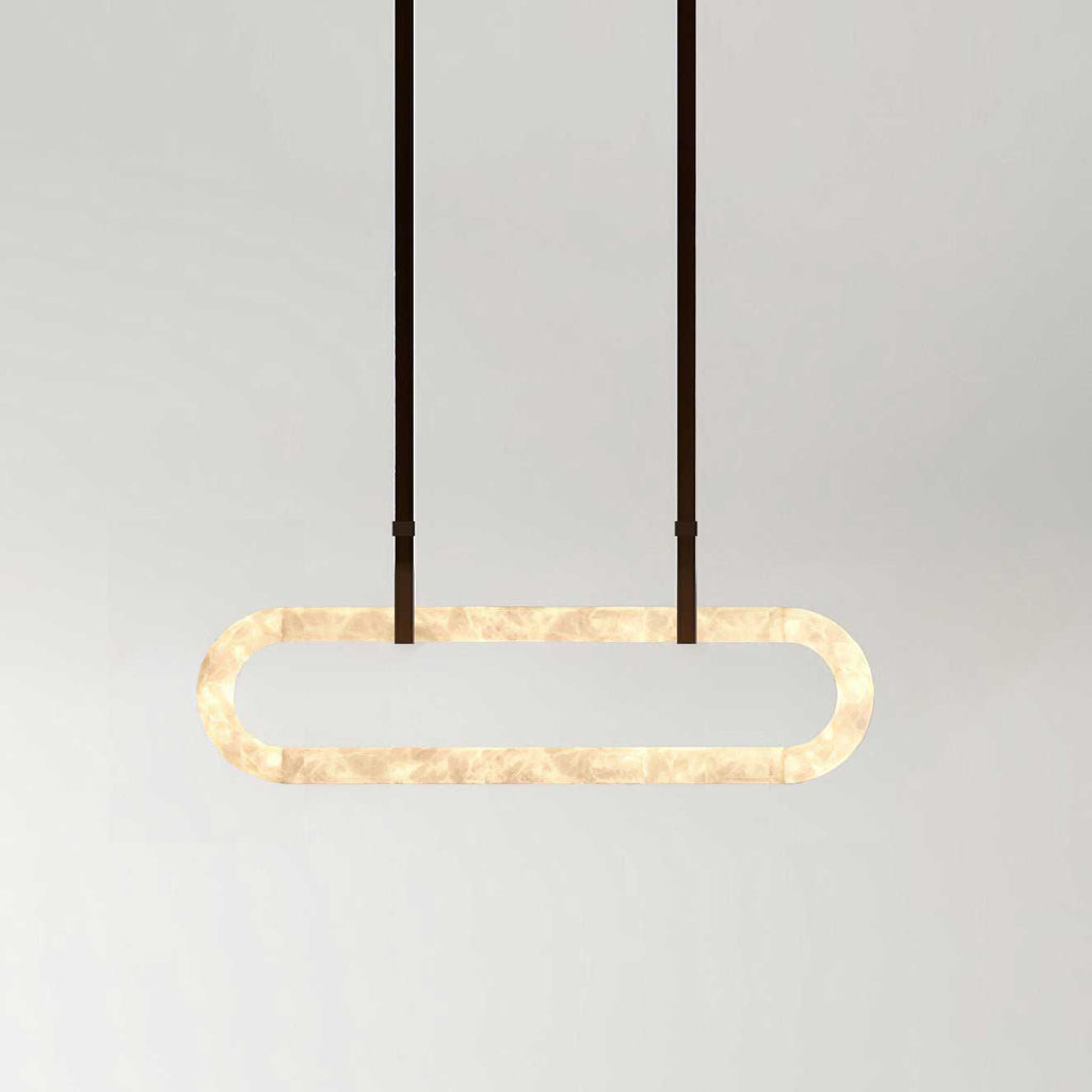 Kurve Alabaster Chandelier — product view 13