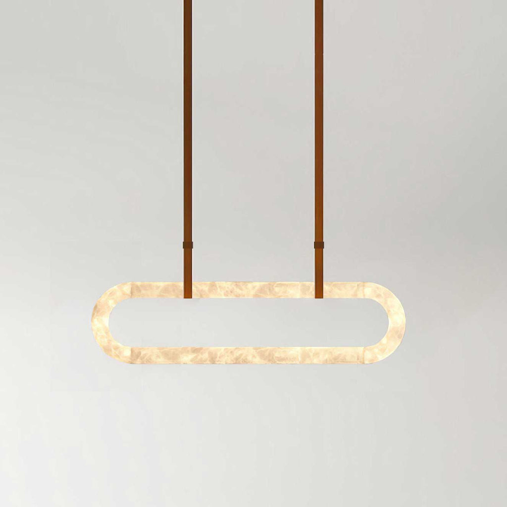 Kurve Alabaster Chandelier — product view 14