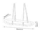Kurve Alabaster Chandelier — product detail 16