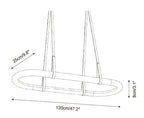 Kurve Alabaster Chandelier — product detail 18