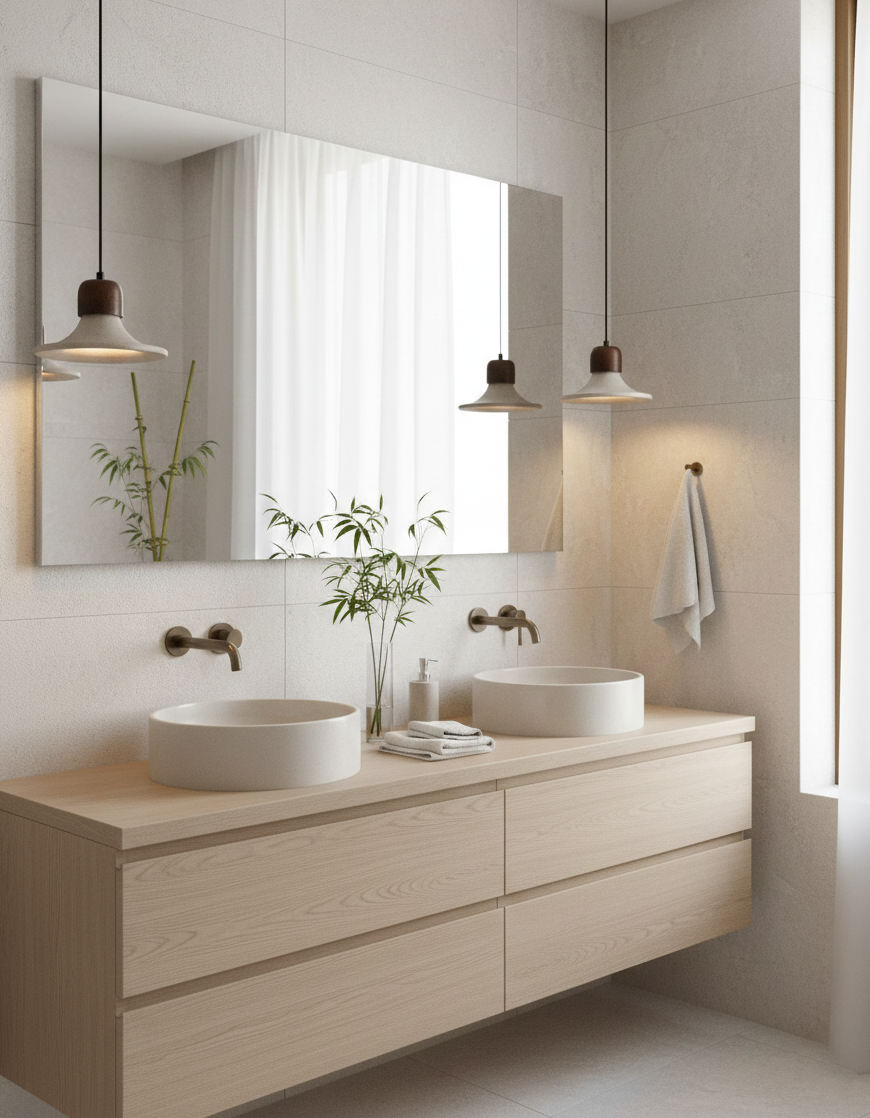Kairi Travertine Pendant Lamp — product view 9