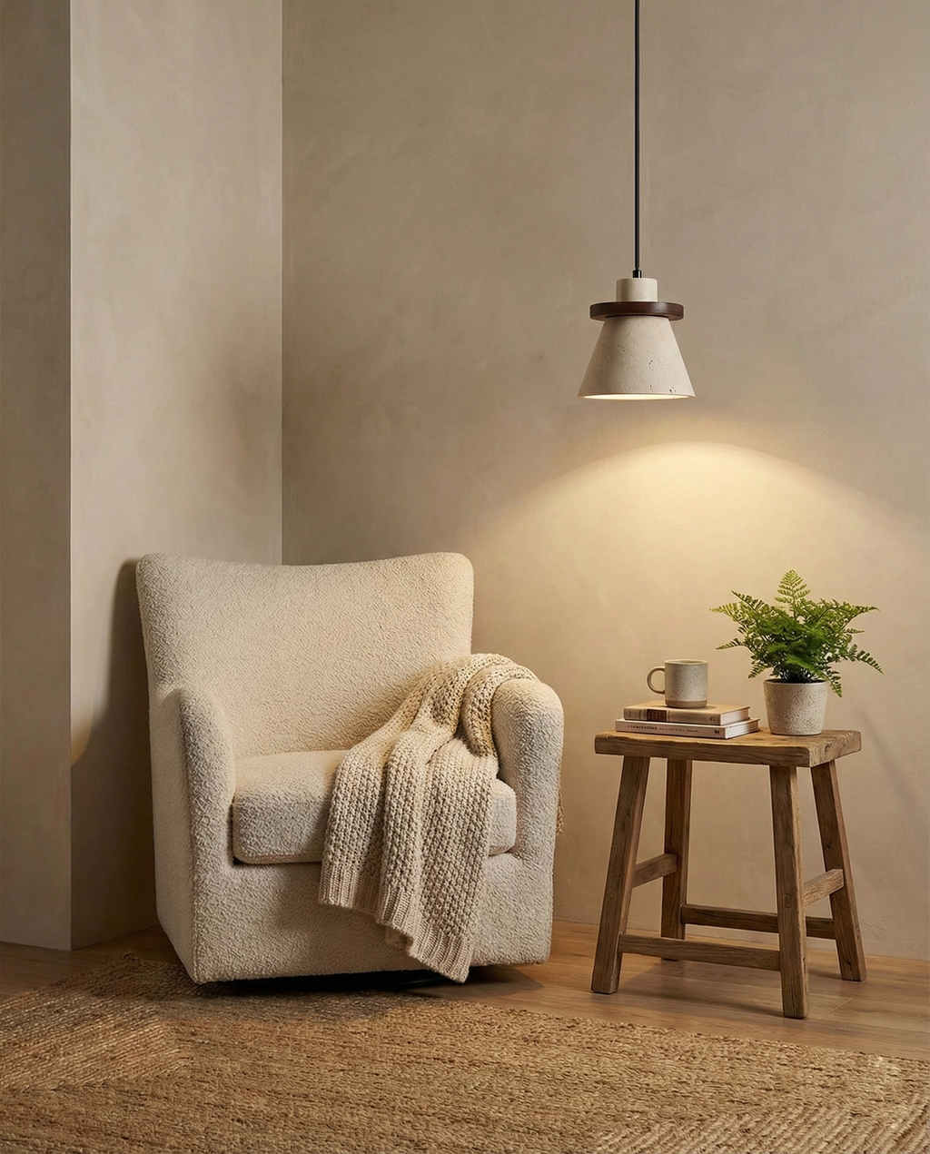 Gallery Travertine Pendant Lamp — product view 12