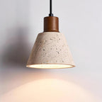Pienza Travertine Pendant Lamp — product view 3