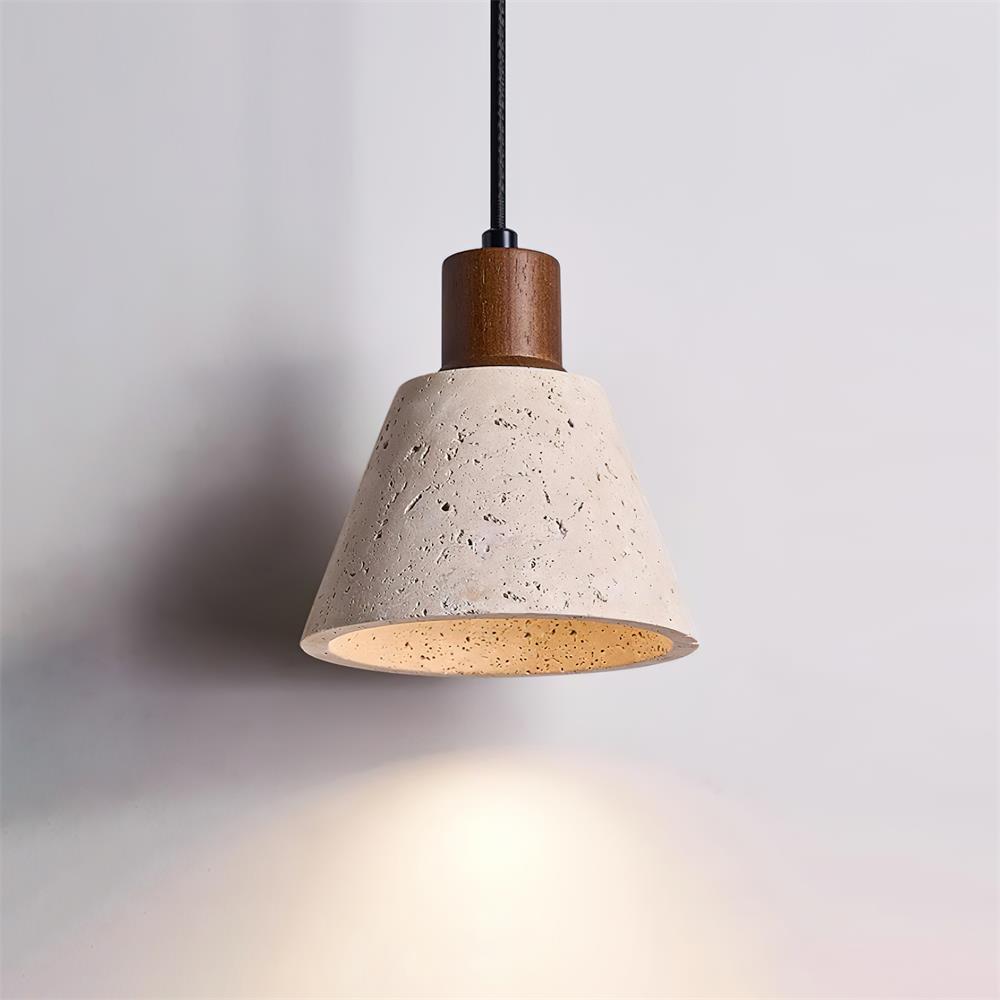 Pienza Travertine Pendant Lamp — product view 4