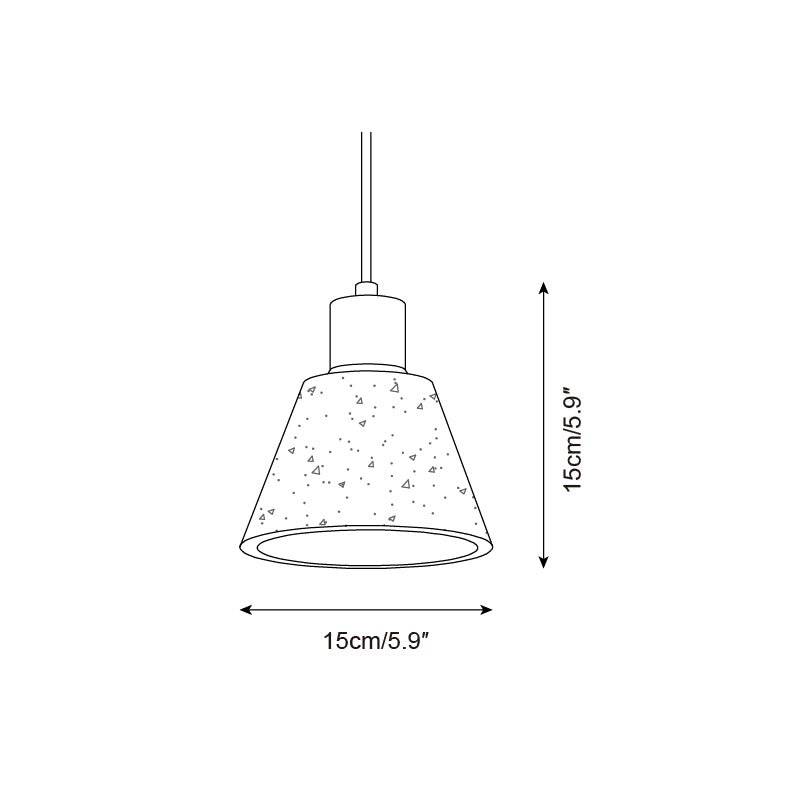 Pienza Travertine Pendant Lamp — product view 5