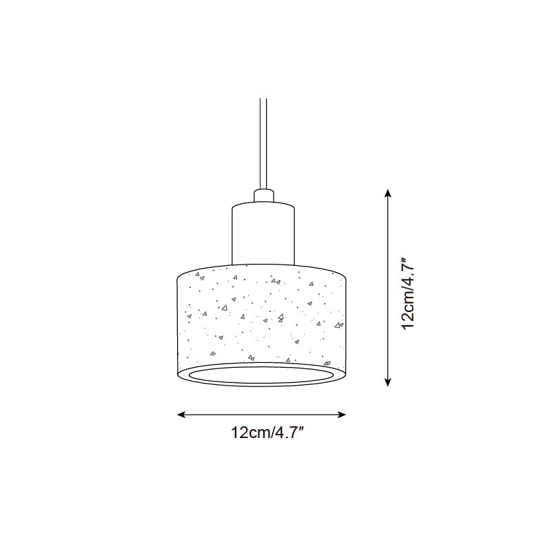 Pienza Travertine Pendant Lamp — product view 6
