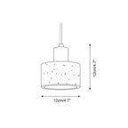 Pienza Travertine Pendant Lamp — product view 6