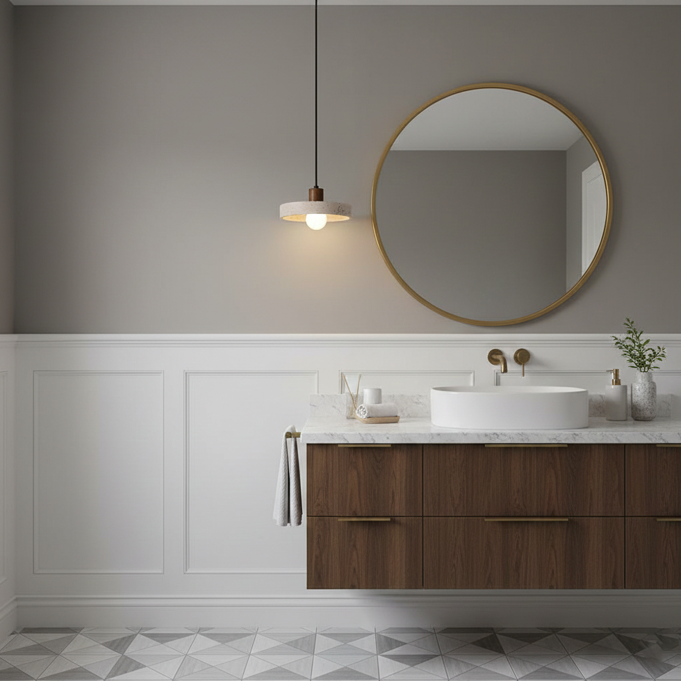 Pienza Travertine Pendant Lamp — product view 16