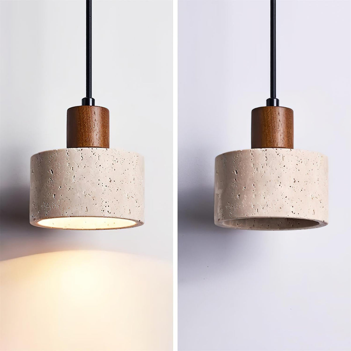 Pienza Travertine Pendant Lamp — product view 25