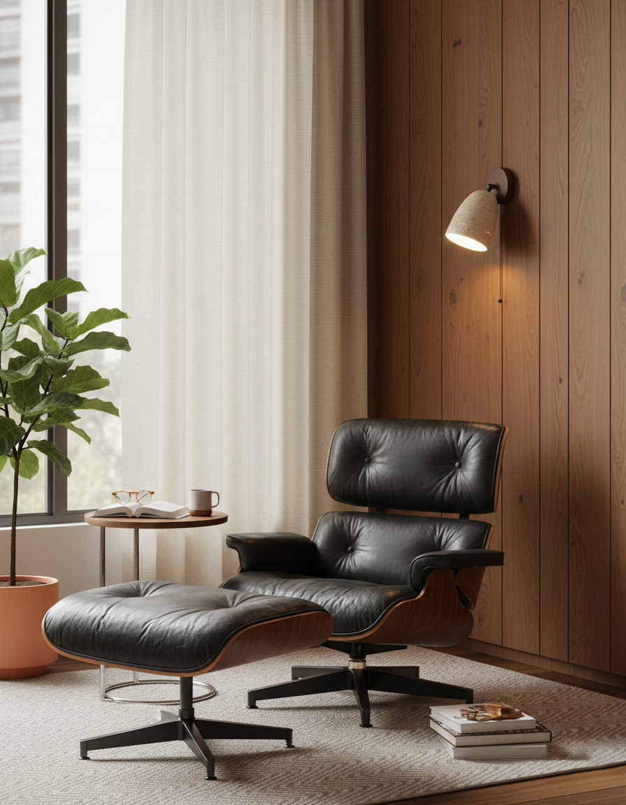 Marlin Travertine Wall Lamp — product view 8