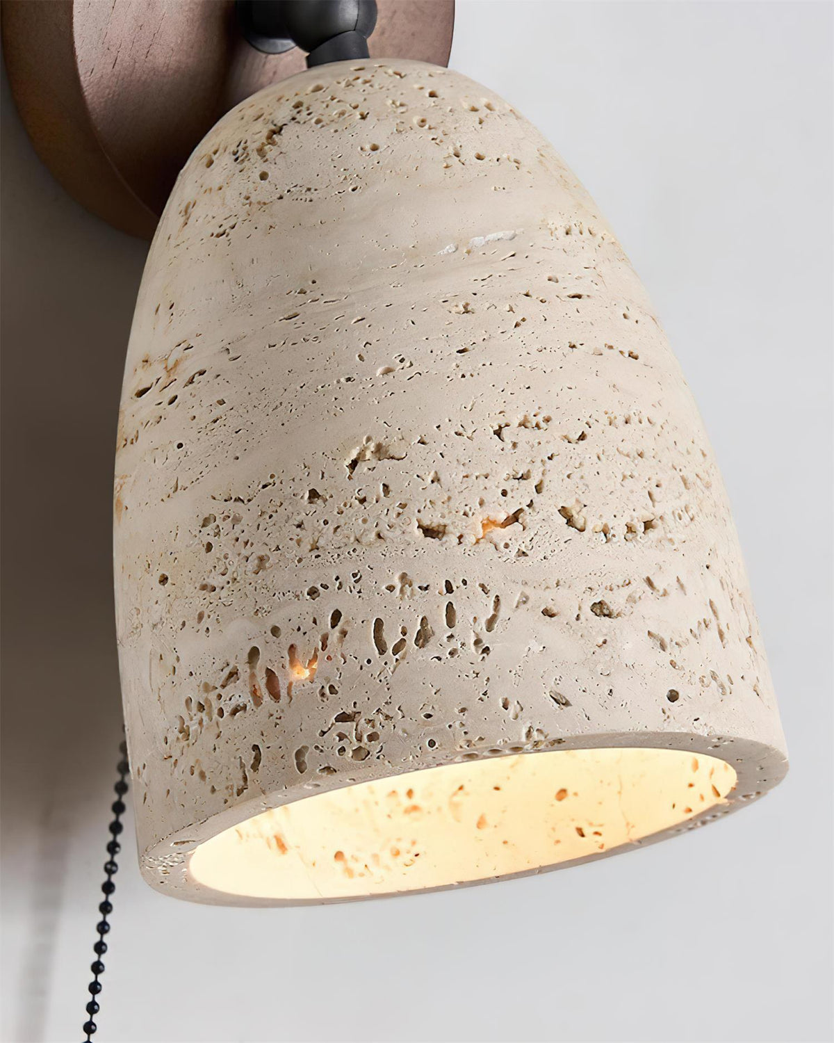 Marlin Travertine Wall Lamp — product view 14